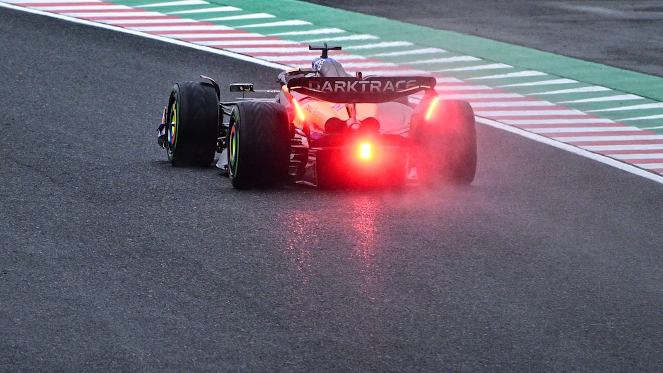 McLaren's Australian driver Oscar Piastri drives during the second practice session ahead of the Formula One Japanese Grand Prix race at the Suzuka circuit in Suzuka, Mie prefecture on April 5, 2024. (Photo by Philip FONG / AFP) (Photo by PHILIP FONG/AFP via Getty Images)