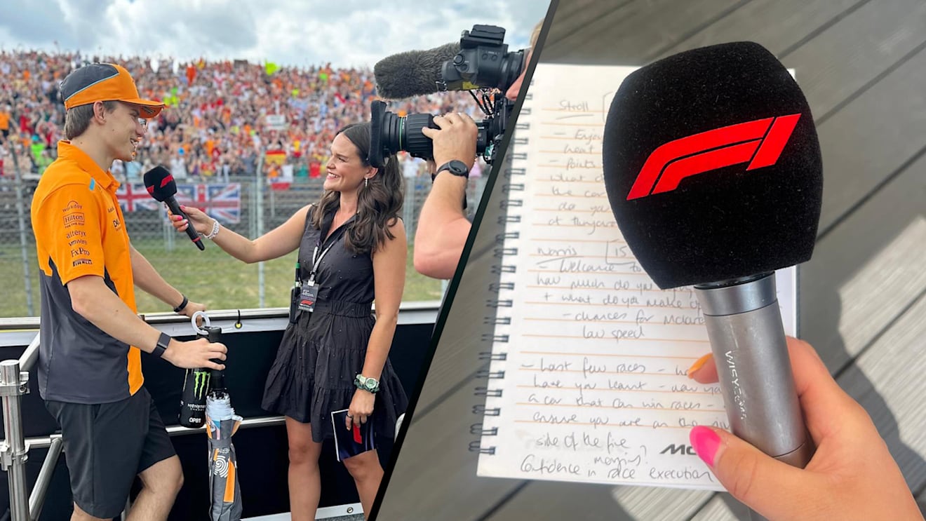 Interviews make up another significant part of the role alongside presenting duties