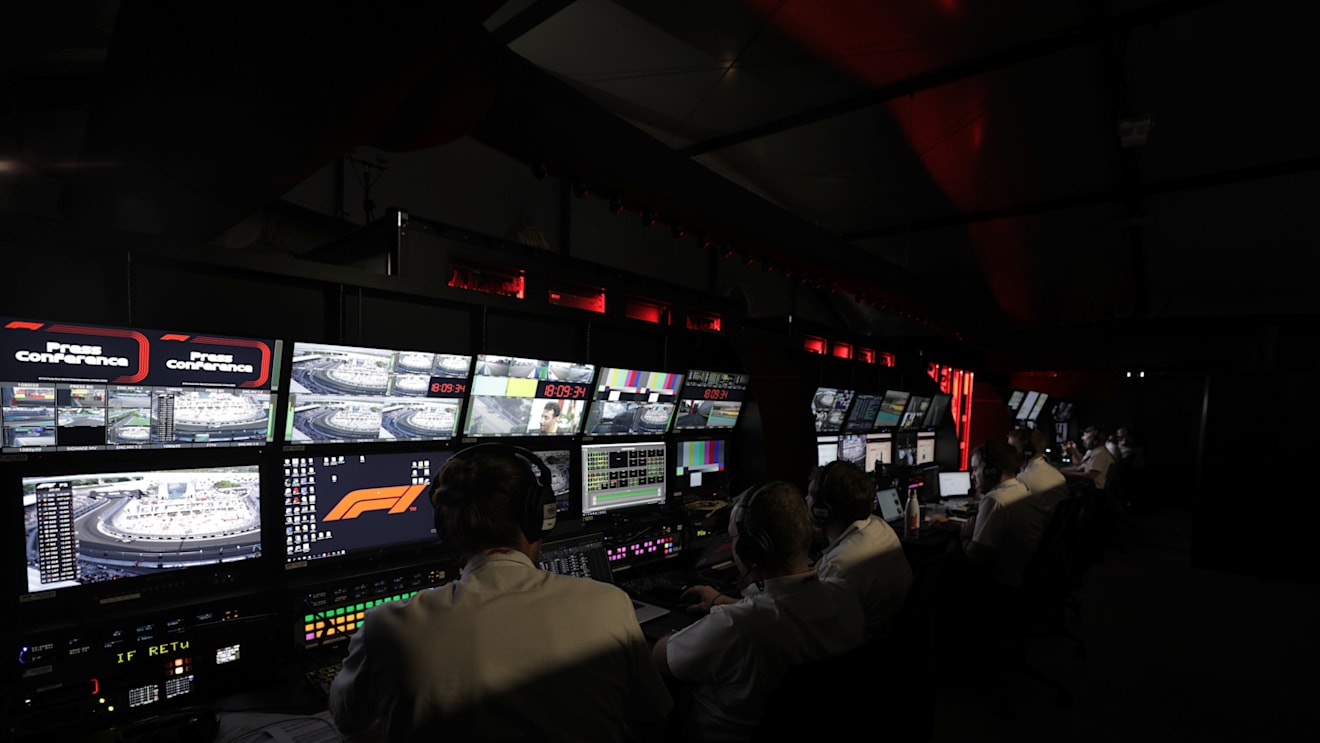 On location, F1 staff work out of the Event Technical Centre