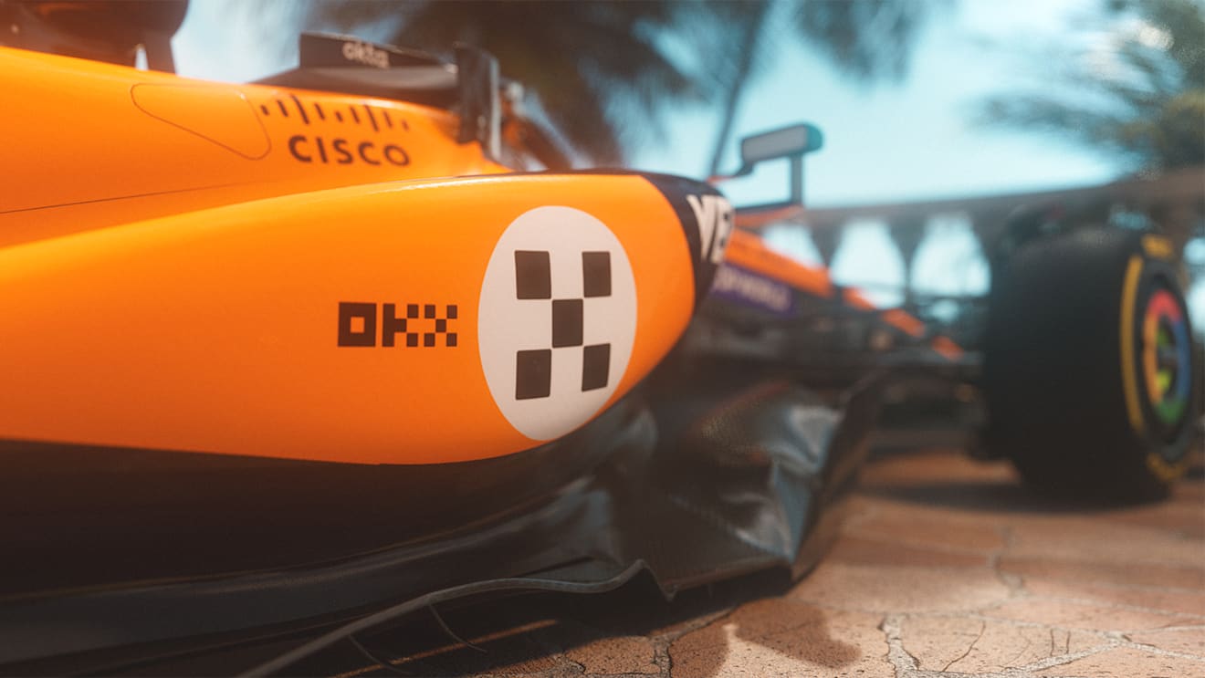 A closer look at McLaren’s livery for the Monaco and Spain race weekends