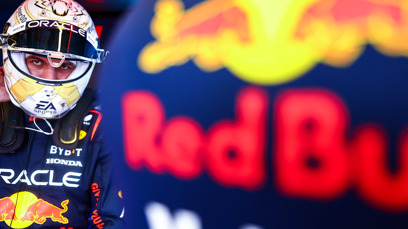 ABU DHABI, UNITED ARAB EMIRATES - DECEMBER 06: Max Verstappen of the Netherlands and Oracle Red Bull Racing prepares to drive in the garage during practice ahead of the F1 Grand Prix of Abu Dhabi at Yas Marina Circuit on December 06, 2024 in Abu Dhabi, United Arab Emirates. (Photo by Mark Thompson/Getty Images)
