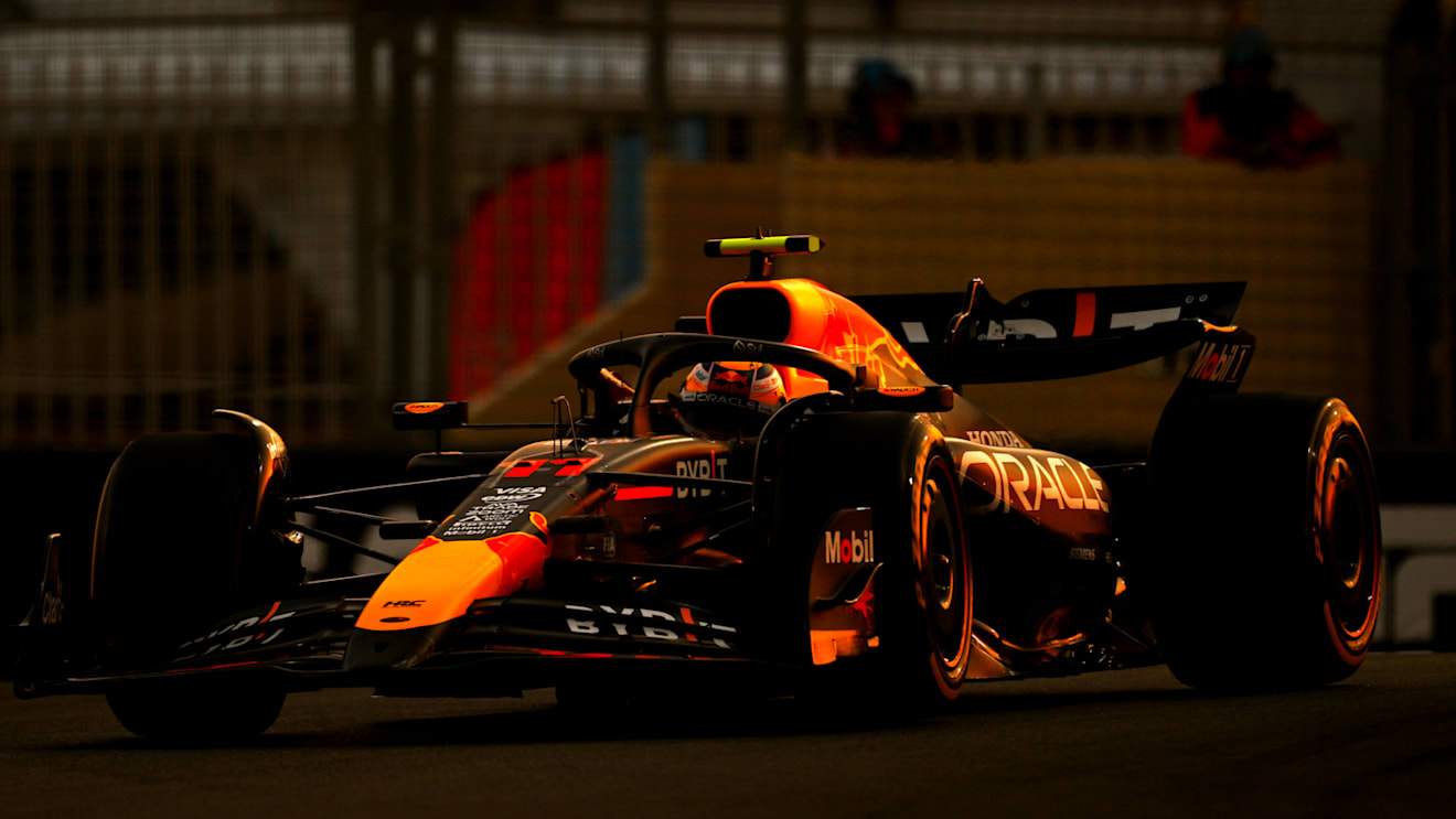 ABU DHABI, UNITED ARAB EMIRATES - DECEMBER 06: Sergio Perez of Mexico driving the (11) Oracle Red Bull Racing RB20 on track during practice ahead of the F1 Grand Prix of Abu Dhabi at Yas Marina Circuit on December 06, 2024 in Abu Dhabi, United Arab Emirates. (Photo by Clive Mason/Getty Images)