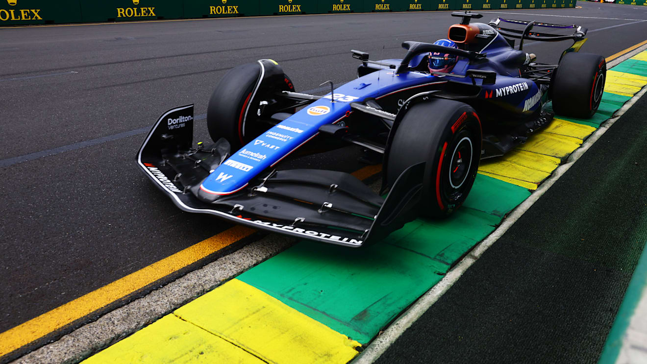 MELBOURNE, AUSTRALIA - MARCH 23: Alexander Albon of Thailand driving the (23) Williams FW46 Mercedes on track during final practice ahead of the F1 Grand Prix of Australia at Albert Park Circuit on March 23, 2024 in Melbourne, Australia. (Photo by Mark Thompson/Getty Images)