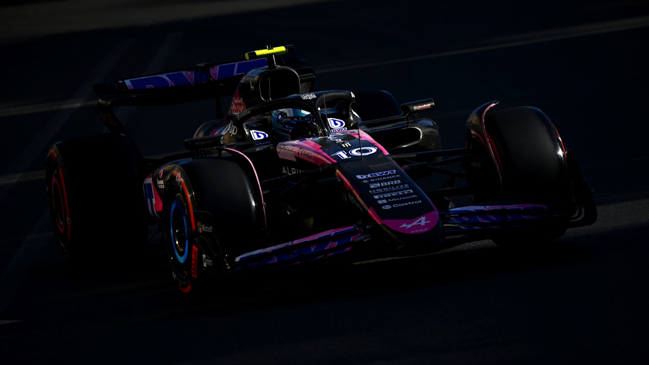 BAKU, AZERBAIJAN - SEPTEMBER 15: Pierre Gasly of France driving the (10) Alpine F1 A524 Renault on track during the F1 Grand Prix of Azerbaijan at Baku City Circuit on September 15, 2024 in Baku, Azerbaijan. (Photo by Clive Mason/Getty Images)