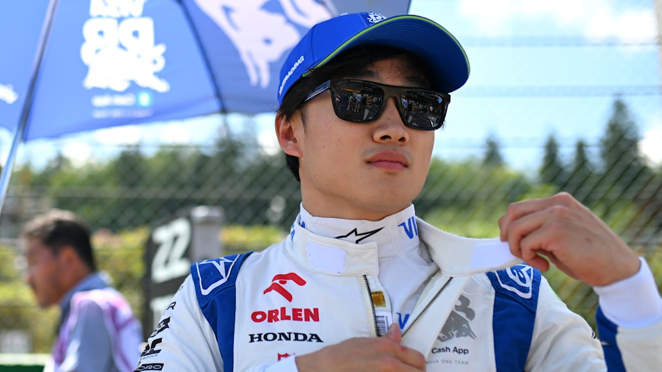 SPA, BELGIUM - JULY 28: Yuki Tsunoda of Japan and Visa Cash App RB prepares to drive on the grid during the F1 Grand Prix of Belgium at Circuit de Spa-Francorchamps on July 28, 2024 in Spa, Belgium. (Photo by Rudy Carezzevoli/Getty Images)