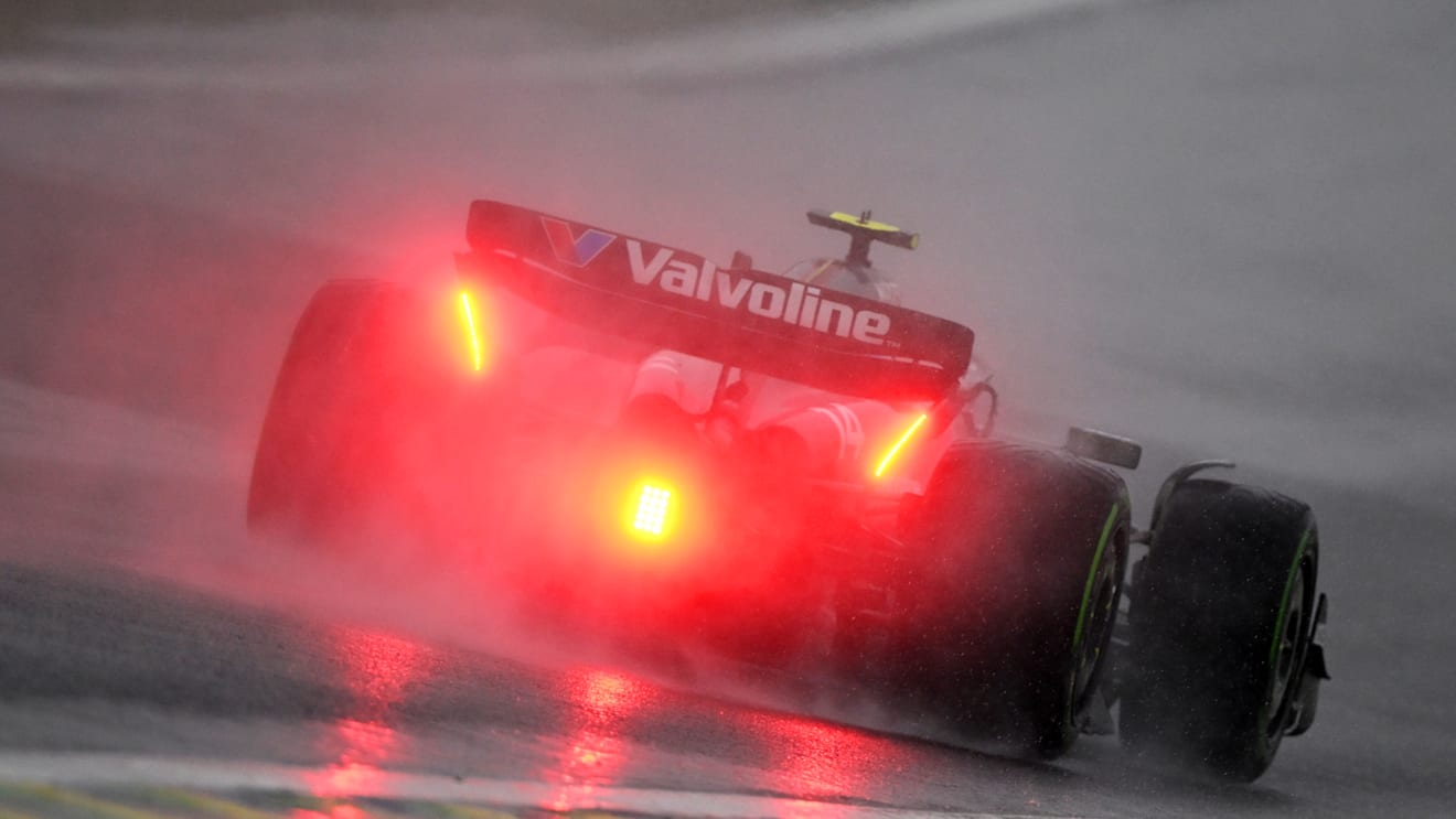 SAO PAULO, BRAZIL - NOVEMBER 03: Fernando Alonso of Spain driving the (14) Aston Martin AMR24 Mercedes on track during the F1 Grand Prix of Brazil at Autodromo Jose Carlos Pace on November 03, 2024 in Sao Paulo, Brazil. (Photo by Clive Mason/Getty Images)
