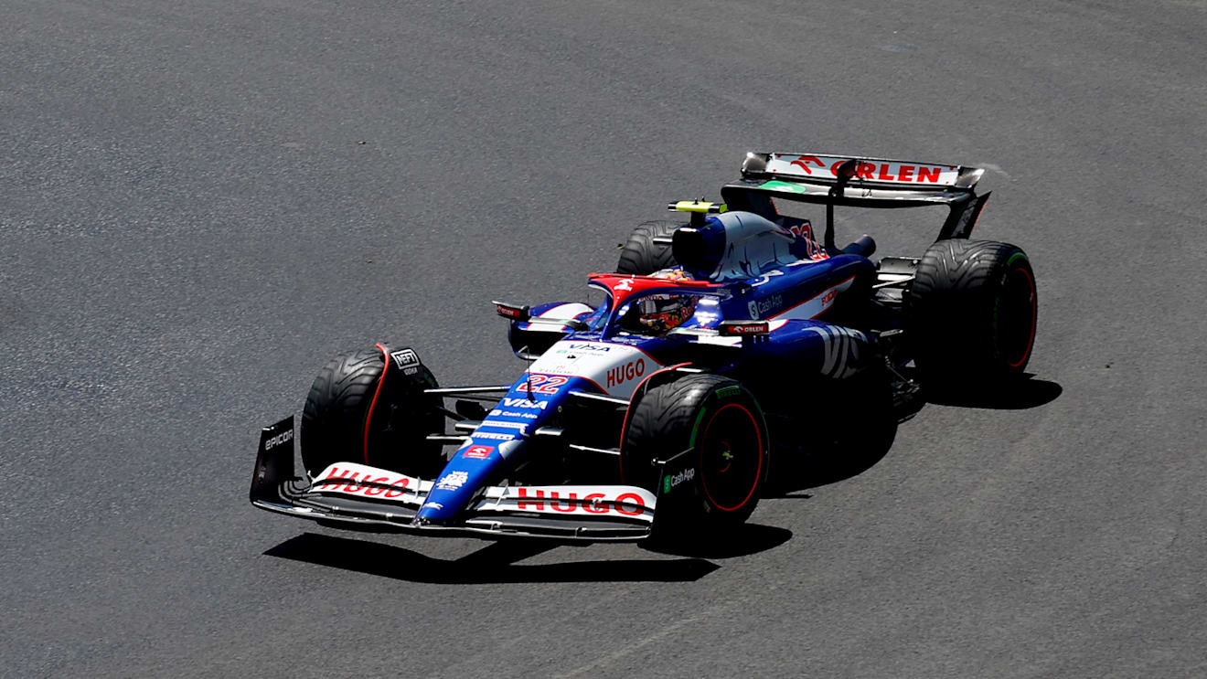 MONTREAL, QUEBEC - JUNE 07: Yuki Tsunoda of Japan driving the (22) Visa Cash App RB VCARB 01 on track during practice ahead of the F1 Grand Prix of Canada at Circuit Gilles Villeneuve on June 07, 2024 in Montreal, Quebec. (Photo by Chris Graythen/Getty Images)