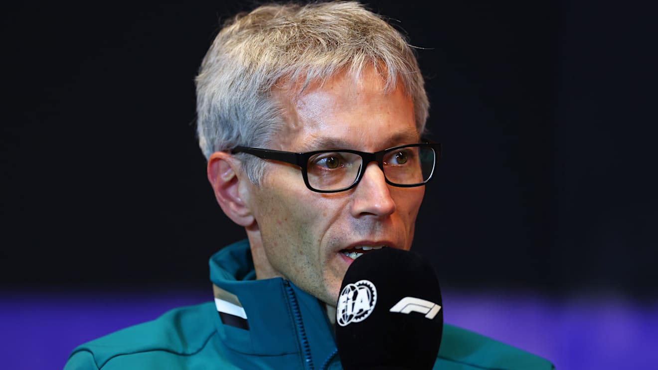 MONTREAL, QUEBEC - JUNE 07: Mike Krack, Team Principal of the Aston Martin F1 Team attends the Team Principals Press Conference during practice ahead of the F1 Grand Prix of Canada at Circuit Gilles Villeneuve on June 07, 2024 in Montreal, Quebec. (Photo by Bryn Lennon/Getty Images)