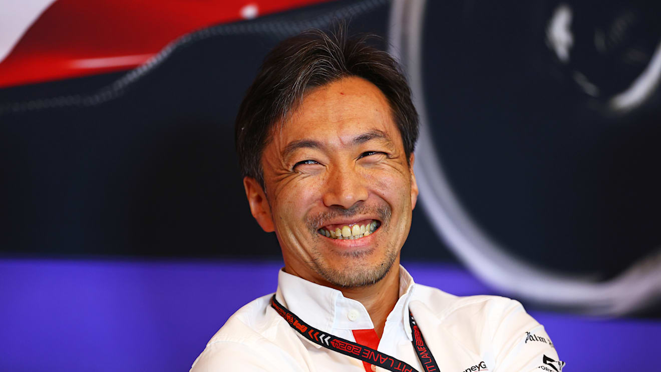 MONTREAL, QUEBEC - JUNE 07: Haas F1 Team Principal Ayao Komatsu attends the Team Principals Press Conferencek during practice ahead of the F1 Grand Prix of Canada at Circuit Gilles Villeneuve on June 07, 2024 in Montreal, Quebec. (Photo by Bryn Lennon/Getty Images)