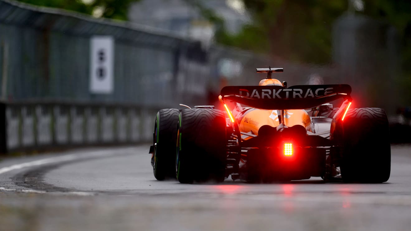 MONTREAL, QUEBEC - JUNE 07: Oscar Piastri of Australia driving the (81) McLaren MCL38 Mercedes on track during practice ahead of the F1 Grand Prix of Canada at Circuit Gilles Villeneuve on June 07, 2024 in Montreal, Quebec. (Photo by Clive Rose/Getty Images)