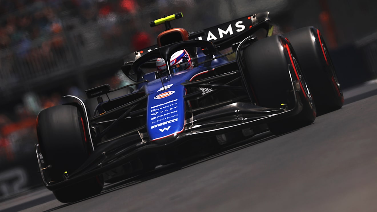 MONTREAL, QUEBEC - JUNE 08: Logan Sargeant of United States driving the (2) Williams FW46 Mercedes on track during final practice ahead of the F1 Grand Prix of Canada at Circuit Gilles Villeneuve on June 08, 2024 in Montreal, Quebec. (Photo by Jared C. Tilton - Formula 1/Formula 1 via Getty Images)