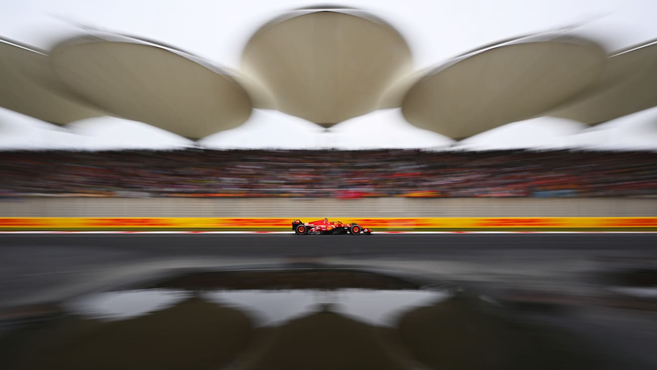 SHANGHAI, CHINA - APRIL 21: Carlos Sainz of Spain driving (55) the Ferrari SF-24 on track during the F1 Grand Prix of China at Shanghai International Circuit on April 21, 2024 in Shanghai, China. (Photo by Clive Mason - Formula 1/Formula 1 via Getty Images)