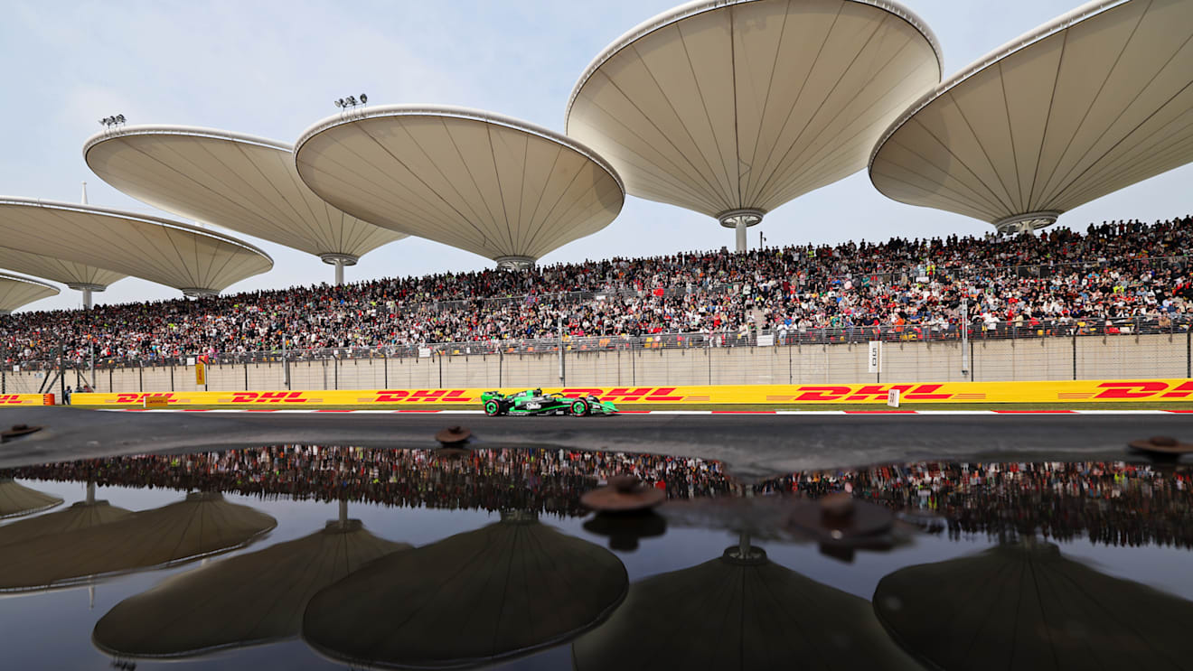SHANGHAI, CHINA - APRIL 20: Zhou Guanyu of China driving the (24) Kick Sauber C44 Ferrari on track during qualifying ahead of the F1 Grand Prix of China at Shanghai International Circuit on April 20, 2024 in Shanghai, China. (Photo by Lintao Zhang/Getty Images )