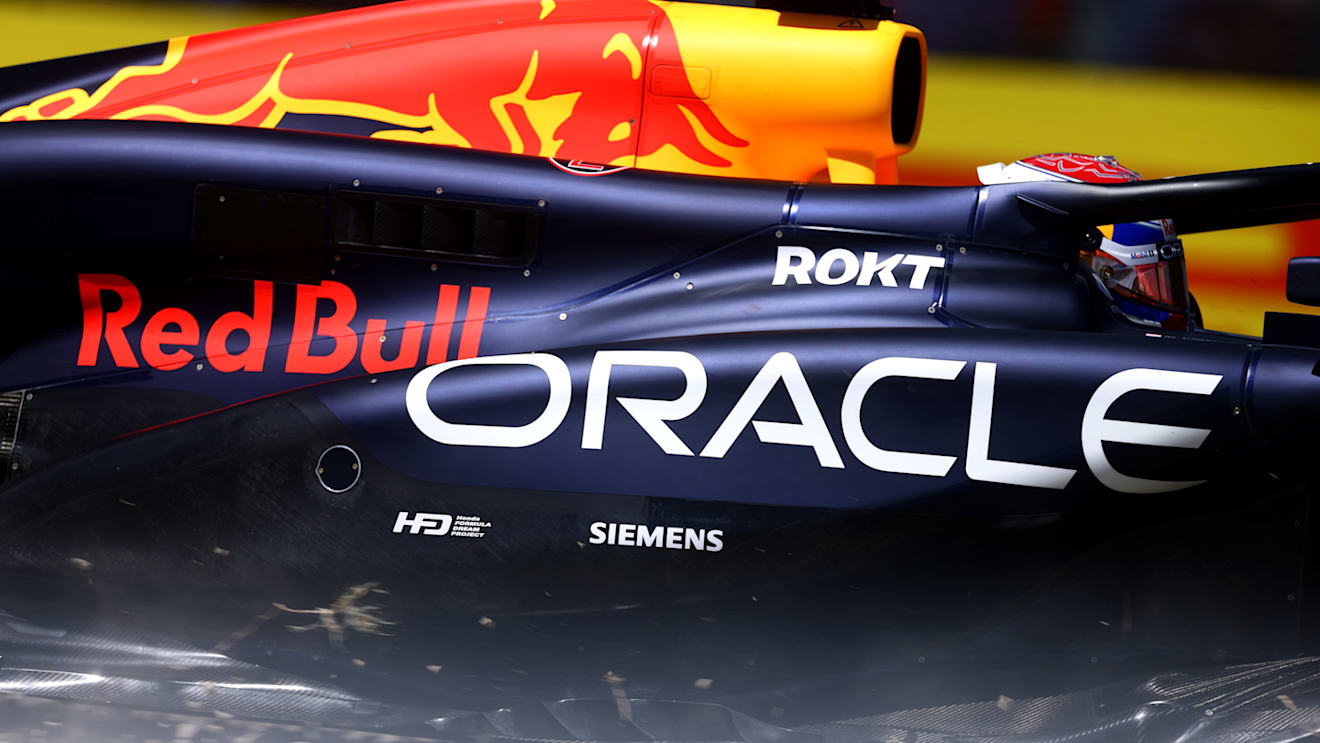 IMOLA, ITALY - MAY 17: Max Verstappen of the Netherlands driving the (1) Oracle Red Bull Racing RB20 runs wide during practice ahead of the F1 Grand Prix of Emilia-Romagna at Autodromo Enzo e Dino Ferrari Circuit on May 17, 2024 in Imola, Italy. (Photo by Lars Baron/Getty Images)