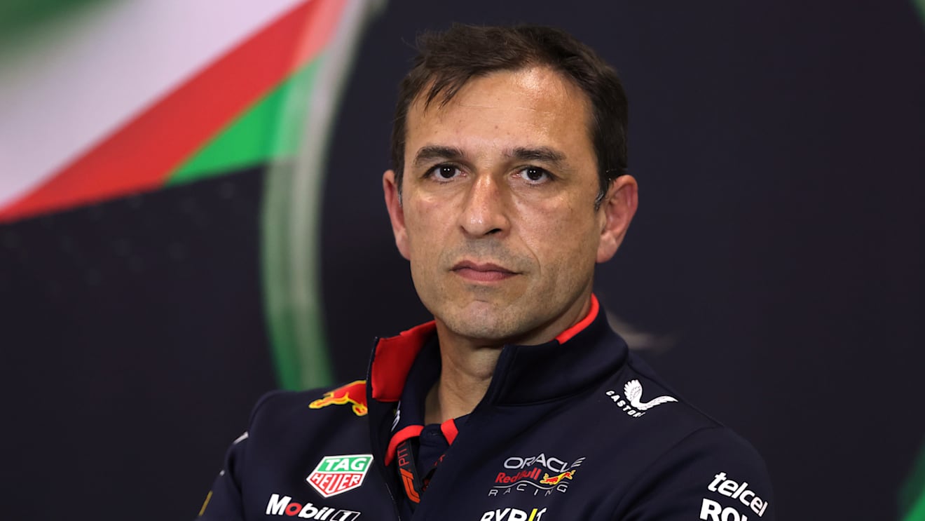 IMOLA, ITALY - MAY 17: Pierre Wache, Chief Engineer of Performance Engineering at Oracle Red Bull Racing attends the Team Principals Press Conference during practice ahead of the F1 Grand Prix of Emilia-Romagna at Autodromo Enzo e Dino Ferrari Circuit on May 17, 2024 in Imola, Italy. (Photo by Bryn Lennon/Getty Images)