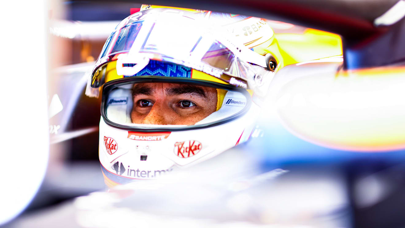 IMOLA, ITALY - MAY 17: Sergio Perez of Mexico and Oracle Red Bull Racing prepares to drive in the garage during practice ahead of the F1 Grand Prix of Emilia-Romagna at Autodromo Enzo e Dino Ferrari Circuit on May 17, 2024 in Imola, Italy. (Photo by Mark Thompson/Getty Images)