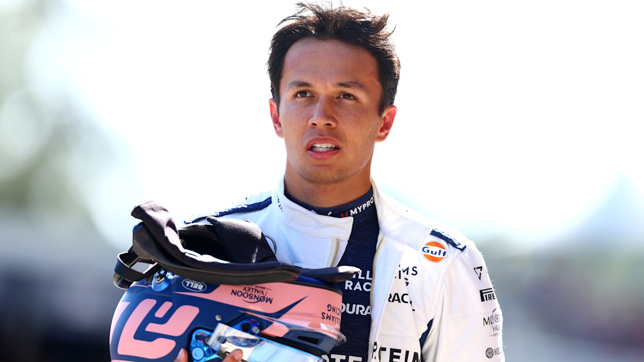 IMOLA, ITALY - MAY 18: 14th placed qualifier Alexander Albon of Thailand and Williams walks in the Pitlane during qualifying ahead of the F1 Grand Prix of Emilia-Romagna at Autodromo Enzo e Dino Ferrari Circuit on May 18, 2024 in Imola, Italy. (Photo by Bryn Lennon - Formula 1/Formula 1 via Getty Images)