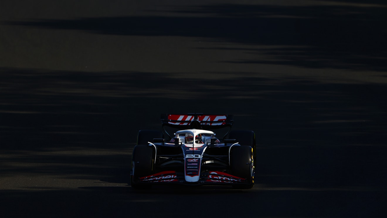 BUDAPEST, HUNGARY - JULY 19: Kevin Magnussen of Denmark driving the (20) Haas F1 VF-24 Ferrari on track during practice ahead of the F1 Grand Prix of Hungary at Hungaroring on July 19, 2024 in Budapest, Hungary. (Photo by Bryn Lennon - Formula 1/Formula 1 via Getty Images)
