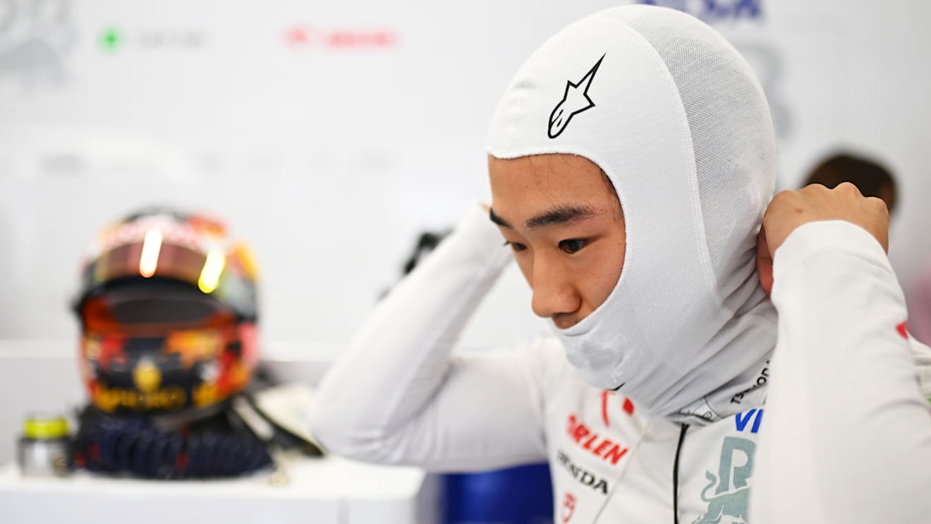 BUDAPEST, HUNGARY - JULY 19: Yuki Tsunoda of Japan and Visa Cash App RB prepares to drive in the garage during practice ahead of the F1 Grand Prix of Hungary at Hungaroring on July 19, 2024 in Budapest, Hungary. (Photo by Rudy Carezzevoli/Getty Images)