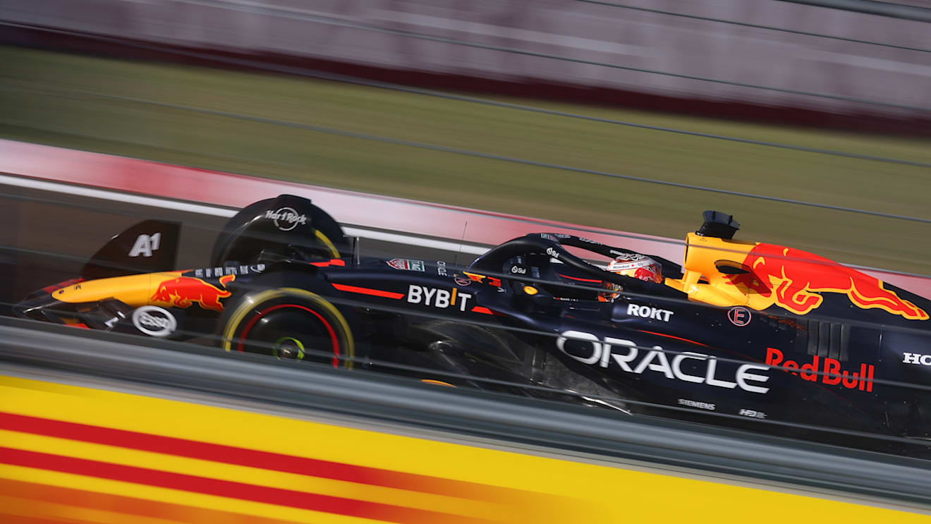 BUDAPEST, HUNGARY - JULY 19: Max Verstappen of the Netherlands driving the (1) Oracle Red Bull Racing RB20 on track during practice ahead of the F1 Grand Prix of Hungary at Hungaroring on July 19, 2024 in Budapest, Hungary. (Photo by Dean Mouhtaropoulos/Getty Images)