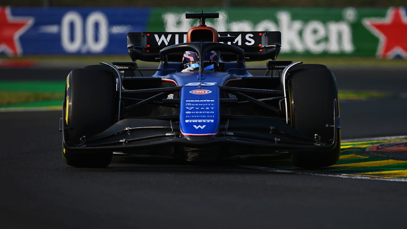 BUDAPEST, HUNGARY - JULY 19: Alexander Albon of Thailand driving the (23) Williams FW46 Mercedes on track during practice ahead of the F1 Grand Prix of Hungary at Hungaroring on July 19, 2024 in Budapest, Hungary. (Photo by Rudy Carezzevoli/Getty Images)