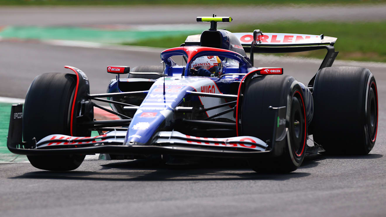 MONZA, ITALY - SEPTEMBER 01: Yuki Tsunoda of Japan driving the (22) Visa Cash App RB VCARB 01 on track during the F1 Grand Prix of Italy at Autodromo Nazionale Monza on September 01, 2024 in Monza, Italy. (Photo by Lars Baron/Getty Images)