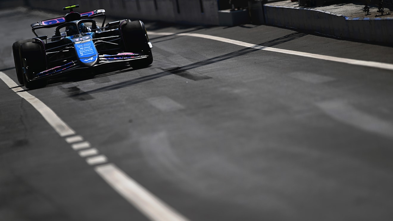 MONZA, ITALY - AUGUST 30: Pierre Gasly of France driving the (10) Alpine F1 A524 Renault in the Pitlane during practice ahead of the F1 Grand Prix of Italy at Autodromo Nazionale Monza on August 30, 2024 in Monza, Italy. (Photo by Rudy Carezzevoli/Getty Images)
