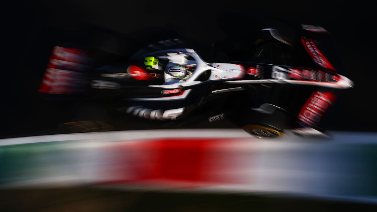 MONZA, ITALY - AUGUST 30: Nico Hulkenberg of Germany driving the (27) Haas F1 VF-24 Ferrari on track during practice ahead of the F1 Grand Prix of Italy at Autodromo Nazionale Monza on August 30, 2024 in Monza, Italy. (Photo by Lars Baron/Getty Images)