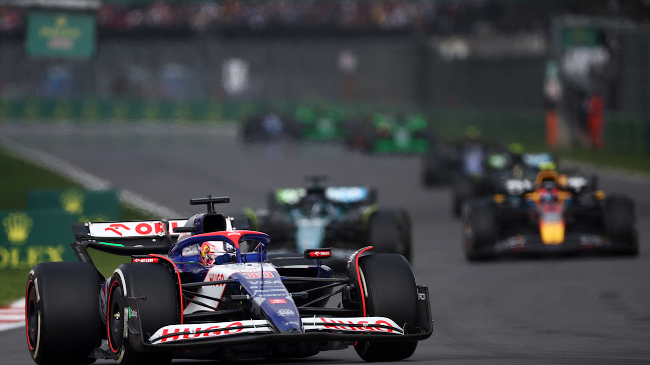 MEXICO CITY, MEXICO - OCTOBER 27: Liam Lawson of New Zealand driving the (30) Visa Cash App RB VCARB 01 on track during the F1 Grand Prix of Mexico at Autodromo Hermanos Rodriguez on October 27, 2024 in Mexico City, Mexico. (Photo by Jared C. Tilton/Getty Images)