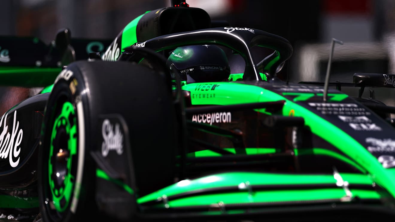 MEXICO CITY, MEXICO - OCTOBER 25: Valtteri Bottas of Finland driving the (77) Kick Sauber C44 Ferrari in the Pitlane during practice ahead of the F1 Grand Prix of Mexico at Autodromo Hermanos Rodriguez on October 25, 2024 in Mexico City, Mexico. (Photo by Bryn Lennon - Formula 1/Formula 1 via Getty Images)