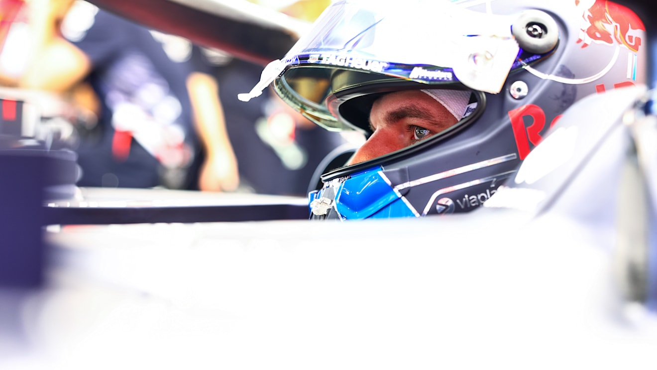 MIAMI, FLORIDA - MAY 03: Max Verstappen of the Netherlands and Oracle Red Bull Racing prepares to drive in the garage during Sprint Qualifying ahead of the F1 Grand Prix of Miami at Miami International Autodrome on May 03, 2024 in Miami, Florida. (Photo by Mark Thompson/Getty Images)