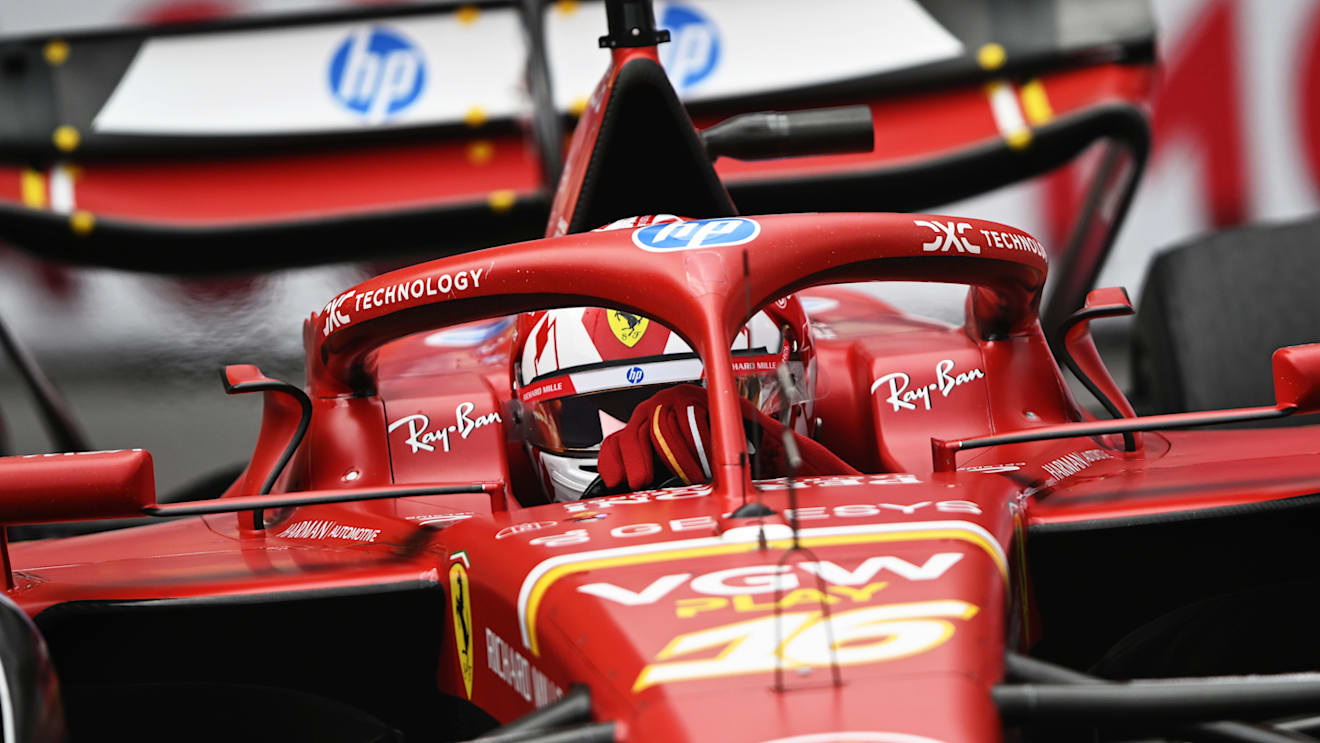 MONTE-CARLO, MONACO - MAY 24: Charles Leclerc of Monaco driving the (16) Ferrari SF-24 on track during practice ahead of the F1 Grand Prix of Monaco at Circuit de Monaco on May 24, 2024 in Monte-Carlo, Monaco. (Photo by Rudy Carezzevoli/Getty Images)