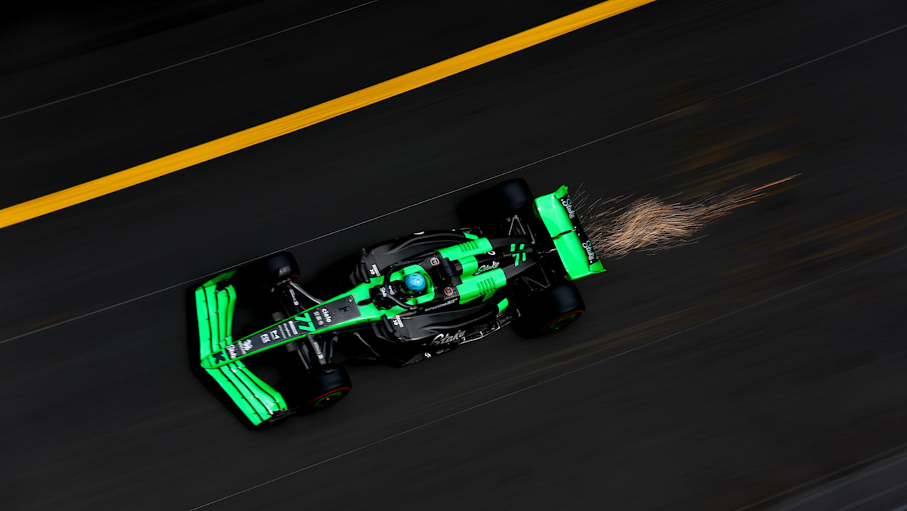 MONTE-CARLO, MONACO - MAY 24: Valtteri Bottas of Finland driving the (77) Kick Sauber C44 Ferrari on track  during practice ahead of the F1 Grand Prix of Monaco at Circuit de Monaco on May 24, 2024 in Monte-Carlo, Monaco. (Photo by Bryn Lennon - Formula 1/Formula 1 via Getty Images)