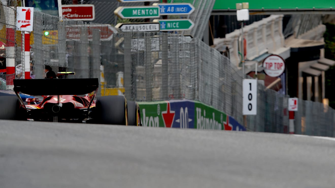 MONTE-CARLO, MONACO - MAY 24: Carlos Sainz of Spain driving (55) the Ferrari SF-24 on track during practice ahead of the F1 Grand Prix of Monaco at Circuit de Monaco on May 24, 2024 in Monte-Carlo, Monaco. (Photo by Joe Portlock - Formula 1/Formula 1 via Getty Images)