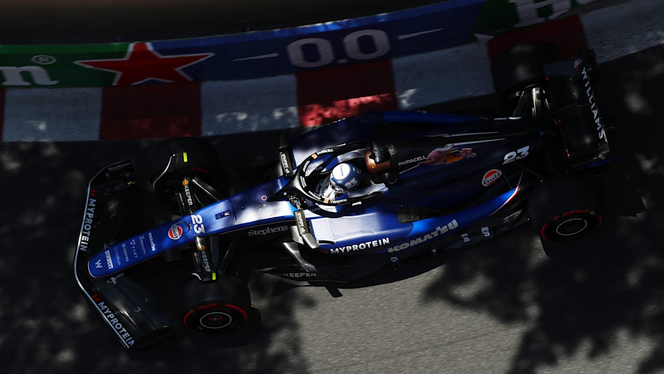 MONTE-CARLO, MONACO - MAY 25: Alexander Albon of Thailand driving the (23) Williams FW46 Mercedes on track during final practice ahead of the F1 Grand Prix of Monaco at Circuit de Monaco on May 25, 2024 in Monte-Carlo, Monaco. (Photo by Peter Fox - Formula 1/Formula 1 via Getty Images)