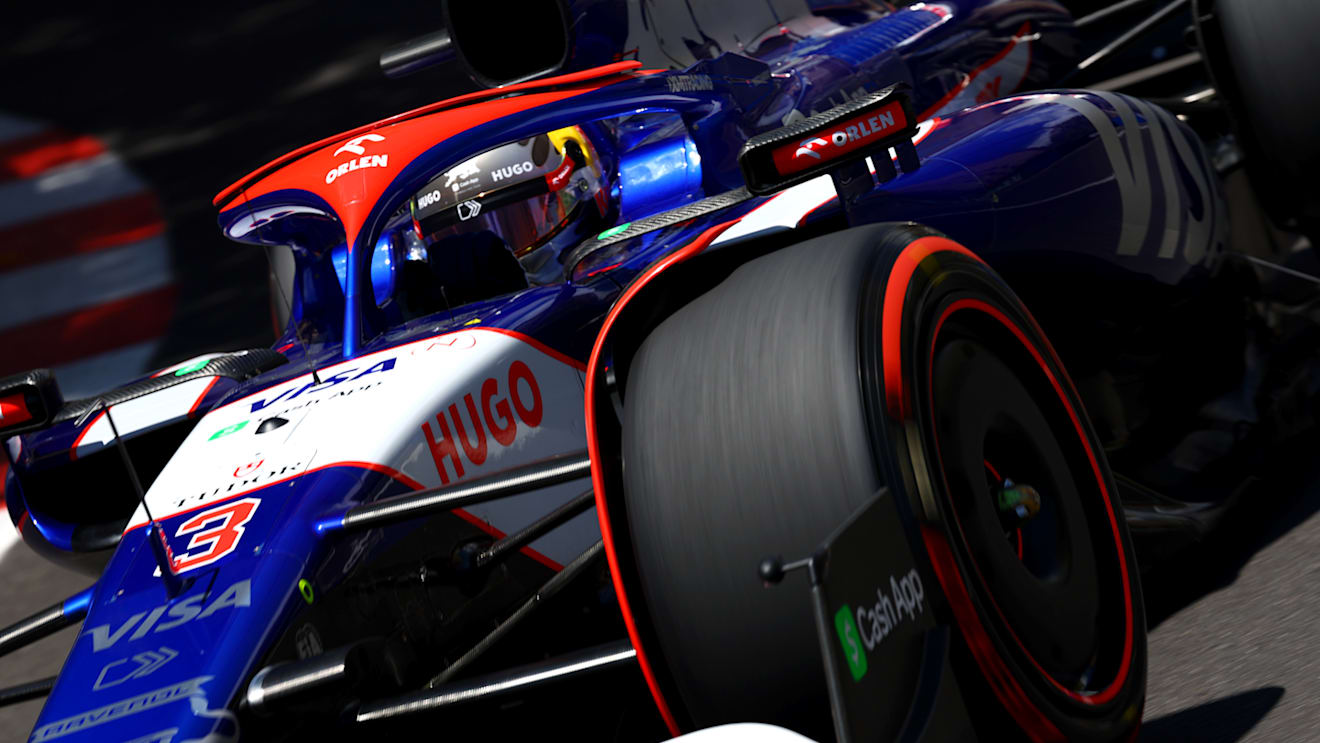 MONTE-CARLO, MONACO - MAY 25: Daniel Ricciardo of Australia driving the (3) Visa Cash App RB VCARB 01 on track during final practice ahead of the F1 Grand Prix of Monaco at Circuit de Monaco on May 25, 2024 in Monte-Carlo, Monaco. (Photo by Mark Thompson/Getty Images)