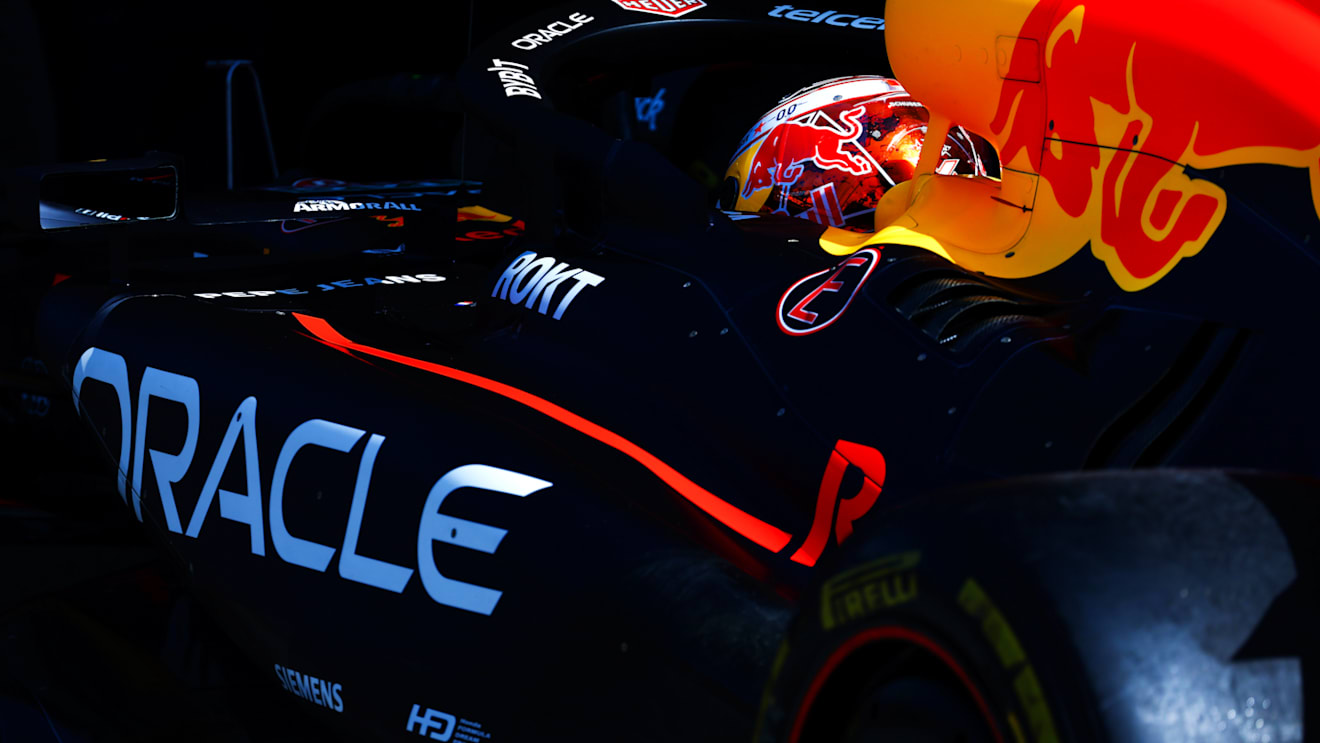ZANDVOORT, NETHERLANDS - AUGUST 23: Max Verstappen of the Netherlands driving the (1) Oracle Red Bull Racing RB20 on track during practice ahead of the F1 Grand Prix of Netherlands at Circuit Zandvoort on August 23, 2024 in Zandvoort, Netherlands. (Photo by Mark Thompson/Getty Images)