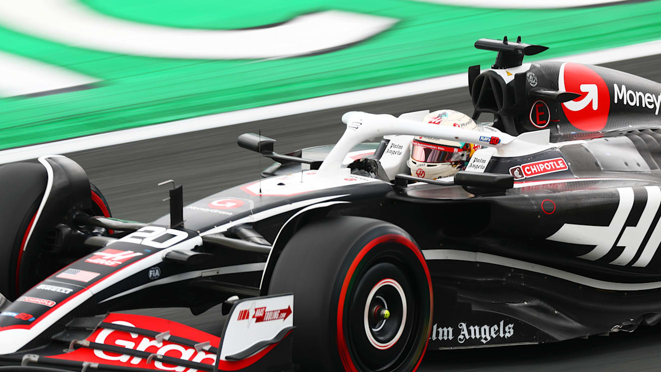 ZANDVOORT, NETHERLANDS - AUGUST 24: Kevin Magnussen of Denmark driving the (20) Haas F1 VF-24 Ferrari on track during qualifying ahead of the F1 Grand Prix of Netherlands at Circuit Zandvoort on August 24, 2024 in Zandvoort, Netherlands. (Photo by Peter Fox - Formula 1/Formula 1 via Getty Images)