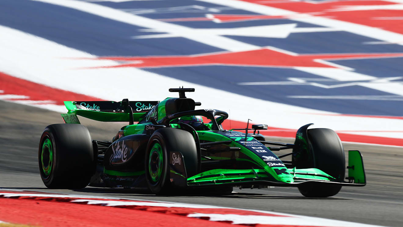 AUSTIN, TEXAS - OCTOBER 20: Valtteri Bottas of Finland driving the (77) Kick Sauber C44 Ferrari on track during the F1 Grand Prix of United States at Circuit of The Americas on October 20, 2024 in Austin, Texas. (Photo by Peter Fox - Formula 1/Formula 1 via Getty Images)