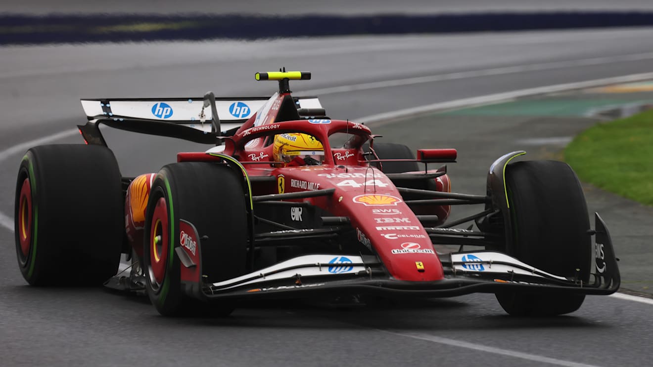 MELBOURNE, AUSTRALIA - MARCH 16: Lewis Hamilton of Great Britain driving the (44) Scuderia Ferrari SF-25 on track during the F1 Grand Prix of Australia at Albert Park Grand Prix Circuit on March 16, 2025 in Melbourne, Australia. (Photo by Mark Thompson/Getty Images)