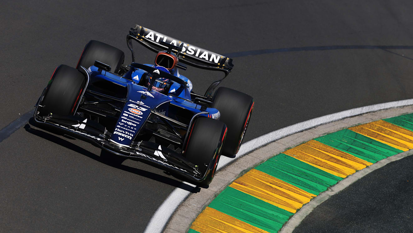 MELBOURNE, AUSTRALIA - MARCH 14: Alexander Albon of Thailand driving the (23) Williams FW47 Mercedes on track during practice ahead of the F1 Grand Prix of Australia at Albert Park Grand Prix Circuit on March 14, 2025 in Melbourne, Australia. (Photo by Mark Thompson/Getty Images)