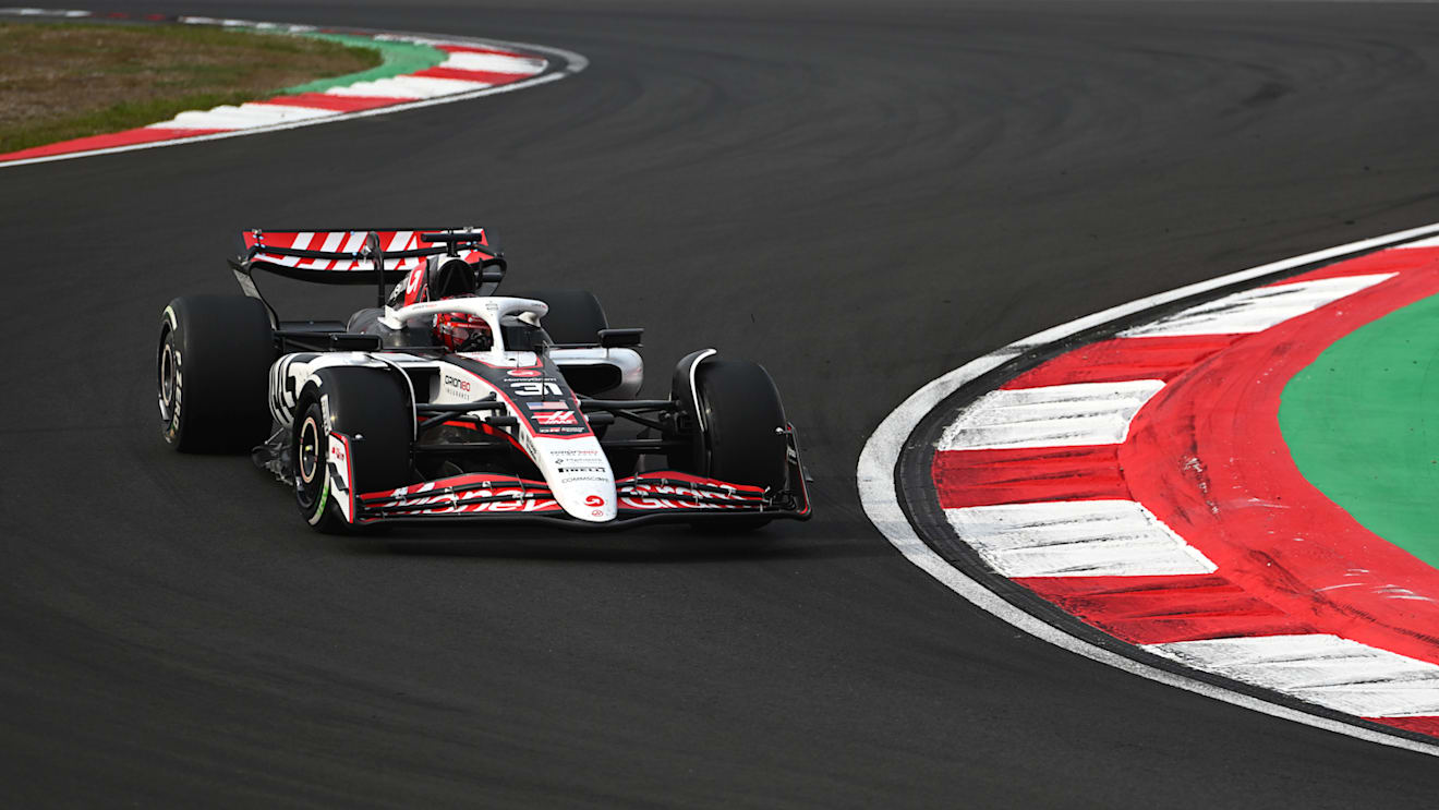 SHANGHAI, CHINA - MARCH 23: Esteban Ocon of France driving the (31) Haas F1 VF-25 Ferrari on track during the F1 Grand Prix of China at Shanghai International Circuit on March 23, 2025 in Shanghai, China. (Photo by Rudy Carezzevoli/Getty Images)