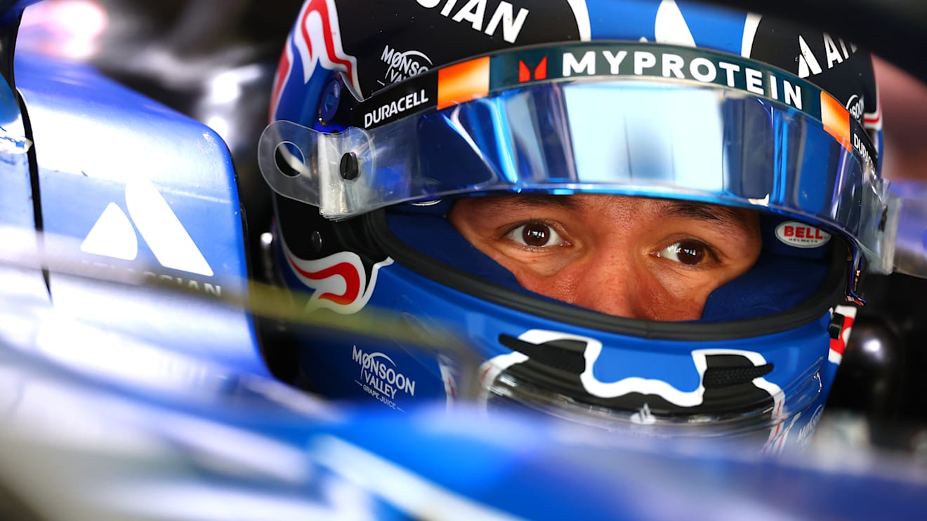 SHANGHAI, CHINA - MARCH 21: Alexander Albon of Thailand and Williams prior to during practice ahead of the F1 Grand Prix of China at Shanghai International Circuit on March 21, 2025 in Shanghai, China. (Photo by Clive Rose/Getty Images)