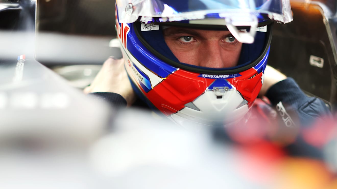 SHANGHAI, CHINA - MARCH 21: Max Verstappen of the Netherlands and Oracle Red Bull Racing prepares to drive during practice ahead of the F1 Grand Prix of China at Shanghai International Circuit on March 21, 2025 in Shanghai, China. (Photo by Mark Thompson/Getty Images)