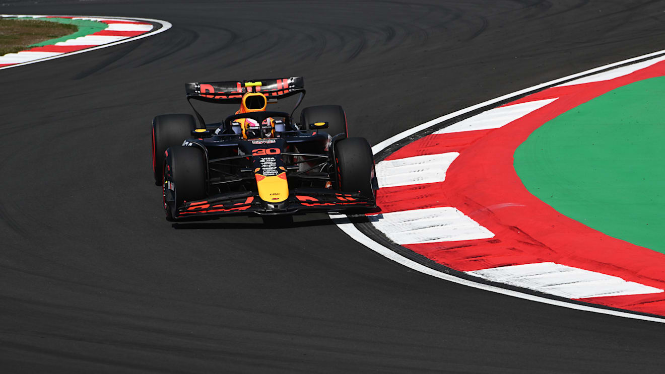 SHANGHAI, CHINA - MARCH 21: Liam Lawson of New Zealand driving the (30) Oracle Red Bull Racing RB21 on track during practice ahead of the F1 Grand Prix of China at Shanghai International Circuit on March 21, 2025 in Shanghai, China. (Photo by Rudy Carezzevoli/Getty Images)