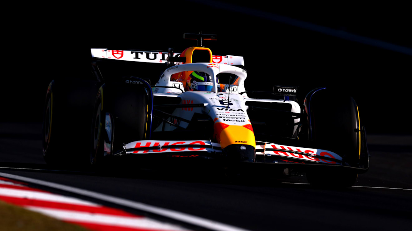SHANGHAI, CHINA - MARCH 21: Isack Hadjar of France driving the (6) Visa Cash App Racing Bulls VCARB 02 on track during Sprint Qualifying ahead of the F1 Grand Prix of China at Shanghai International Circuit on March 21, 2025 in Shanghai, China. (Photo by Clive Rose/Getty Images)