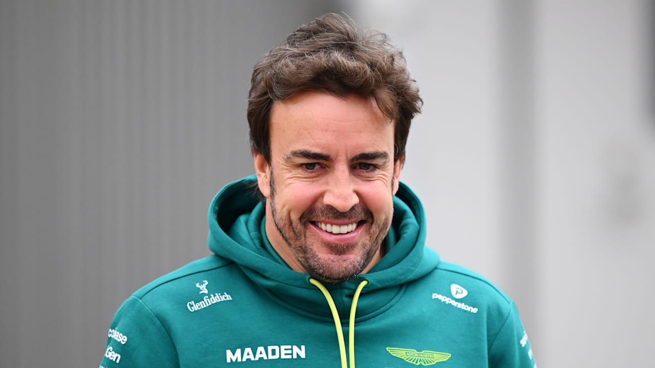 SUZUKA, JAPAN - APRIL 06: Fernando Alonso of Spain and Aston Martin F1 Team looks on prior to the F1 Grand Prix of Japan at Suzuka Circuit on April 06, 2025 in Suzuka, Japan. (Photo by Clive Mason/Getty Images)