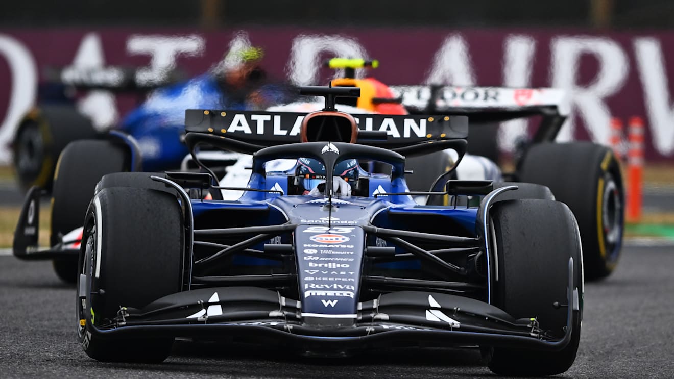 SUZUKA, JAPAN - APRIL 06: Alexander Albon of Thailand driving the (23) Williams FW47 Mercedes on track during the F1 Grand Prix of Japan at Suzuka Circuit on April 06, 2025 in Suzuka, Japan. (Photo by Rudy Carezzevoli/Getty Images)