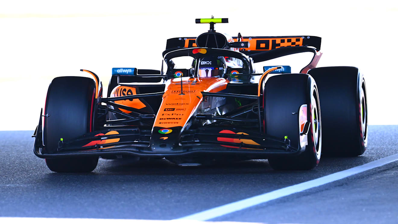 SUZUKA, JAPAN - APRIL 04: Lando Norris of Great Britain driving the (4) McLaren MCL39 Mercedes on track during practice ahead of the F1 Grand Prix of Japan at Suzuka Circuit on April 04, 2025 in Suzuka, Japan. (Photo by Mark Sutton - Formula 1/Formula 1 via Getty Images)