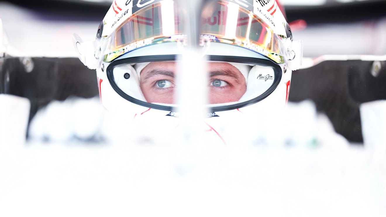 SUZUKA, JAPAN - APRIL 04: Max Verstappen of the Netherlands and Oracle Red Bull Racing prepares to drive during practice ahead of the F1 Grand Prix of Japan at Suzuka Circuit on April 04, 2025 in Suzuka, Japan. (Photo by Mark Thompson/Getty Images)